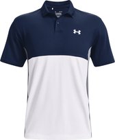 Under Armour Performance Blocked Polo Navy White