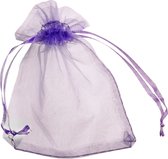 Organza Zakjes (7 x 9 cm) Purple (25 Stuks)