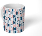 Mok - Koffiemok - Cirkel - Patronen - Geometrie - Mokken - 350 ML - Beker - Koffiemokken - Theemok