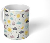 Mok - Koffiemok - Zon - Maan - Design - Baby - Mokken - 350 ML - Beker - Koffiemokken - Theemok