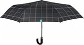 paraplu automatisch microvezel 96 cm zwart/blauw