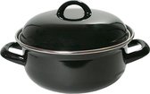 Imperial Kitchen Braadpan 24 cm Zwart/Emaille