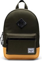 Herschel Heritage Kids - Ivy Green/Saffron/Night Camo | Rugzak voor Kids 3-5 jaar - 9L opbergruimte, een veilige plastic rits, naamlabel aan de binnenzijde & steunband aan borst voor gewichtv