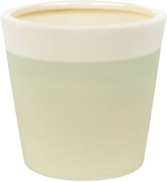 Yankee Candle Pastel Hues Ceramic Votiv Candle Holder-Green, 8.9x7x7.3 cm