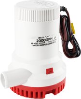 Pro-Care Top Full Auto Bilgepomp 2000 GPH/9092L P/H - 12V Watergekoeld - Outlet 29mm - Stroom 8.5A/Zekering 14A - Wit