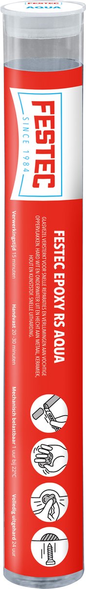 Festec Epoxy RS reparatiestick aqua 114gr