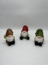Tuinkabouter - Set van 3- Kabouter voor in de tuin