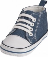 babyschoenen Canvas junior jeansblauw maat 19