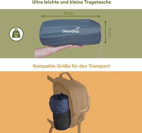 Eigendom Integreren besluiten Skandika Exclusive Air Single Opblaasbare Slaapmat - Slaapmat - Luchtbed –  Klein... | bol.com