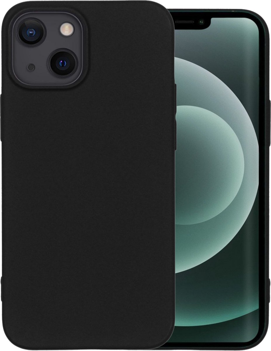 Fooniq Silicone Hoesje Zwart - Geschikt voor Apple iPhone 13 Mini