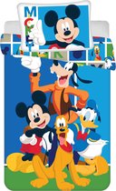 Disney Mickey Mouse BABY Dekbedovertrek, Funny - 100 x 135 cm - Katoen