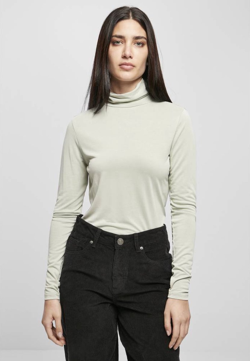 Urban Classics Modal Turtleneck Longsleeve top XS Groen