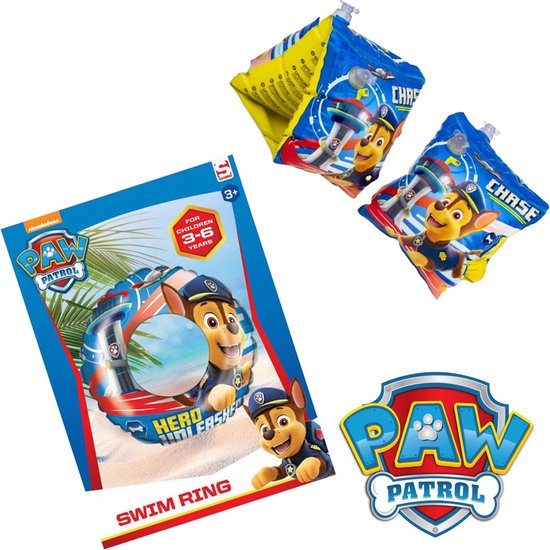 Foto: Paw patrol zwemset armbandjes en zwemband zwemarmbandjes zwemband paw patrol