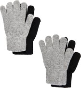 CeLaVi - Handschoenen voor kinderen - 2-pack - Magic - Grijs - maat Onesize (1-2yrs)