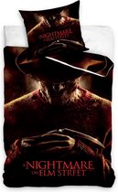 KD® - Nightmare On Elm Street - Dekbedovertrek - Eenpersoons - 140 x 200 cm - Katoen