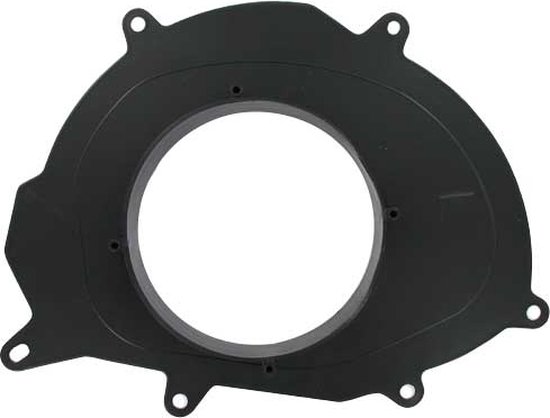 Zwarte luidsprekerring voor een Renault Clio, 165 mm.