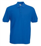 Koningsblauw Polo shirt Fruit of the Loom L