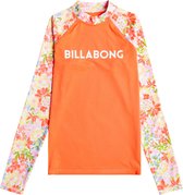 Billabong - UV-rashguard voor meisjes - Lange mouw - Swim - Oranje - maat 152-164cm
