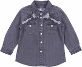 Grijze spijkerblouse voor meisjes - DENIM CO / 146