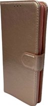 Samsung Galaxy A72 Roze Goud Portemonnee Wallet Case - boek Telefoonhoesje Kunst leer - Book case - 2x Gratis Screen Protector