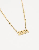 Glow Adora - Kettingen - Jaartal Ketting - 2001 - Goud