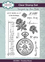 Creative Expressions Clear stamp set Timeless roses 15,24x