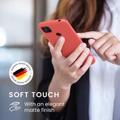 kwmobile telefoonhoesje voor Xiaomi Redmi 9C - Hoesje voor smartphone - Back cover in levendig koraal