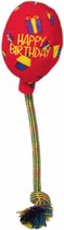 hondenspeelgoed Birthday Balloon 15,5 cm nylon rood