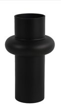 Vaas Amy - mat zwart - Countryfield - hoogte 25 cm