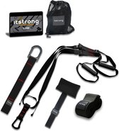 Itstrong® Suspension Trainer met Ebook voor Workout – TRX Resistance band – Calisthenics Weerstandsbanden – Fitness – Crossfit