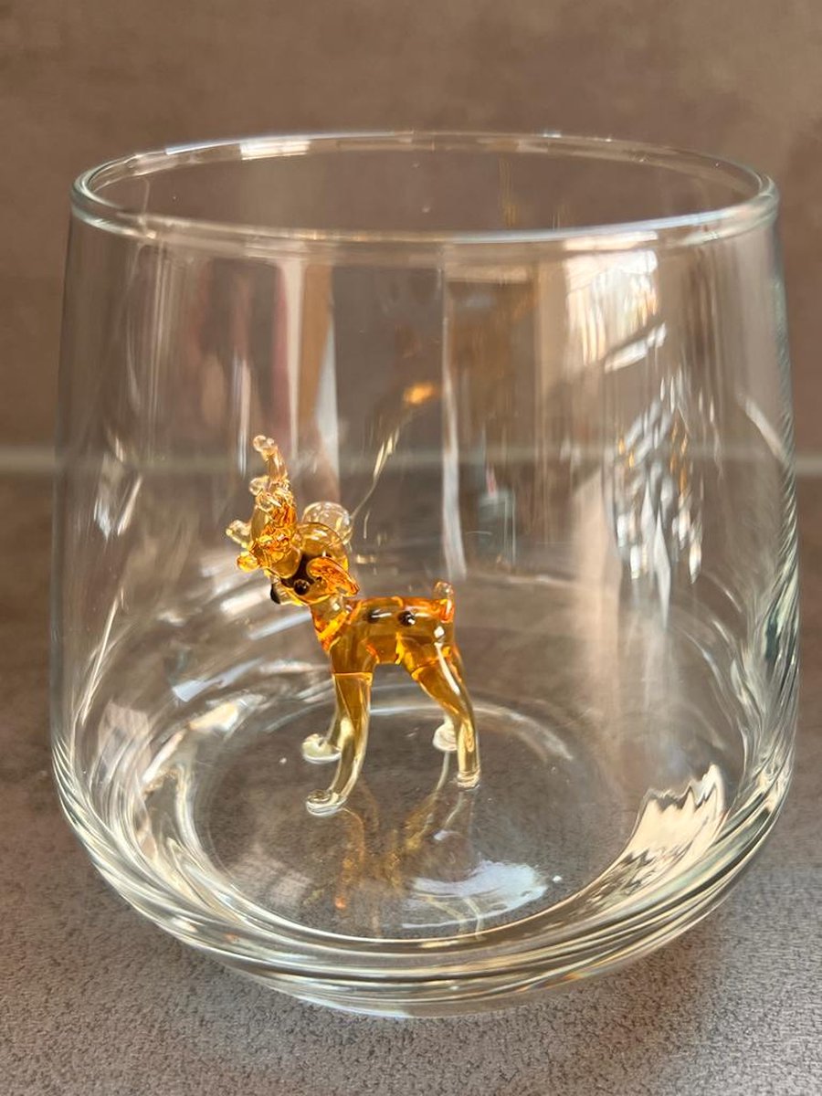 Piece of Trend Waterglas Murano Deer