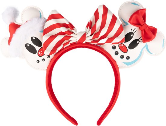 Disney Snowman Minnie & Mickey Headband Loungefly