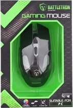 Bol.com Gaming muis - Gaming PC - Game Laptop |Battletron USB Optische Game/Gaming Muis | 6 Knoppen Instelbare DPI 2400 aanbieding