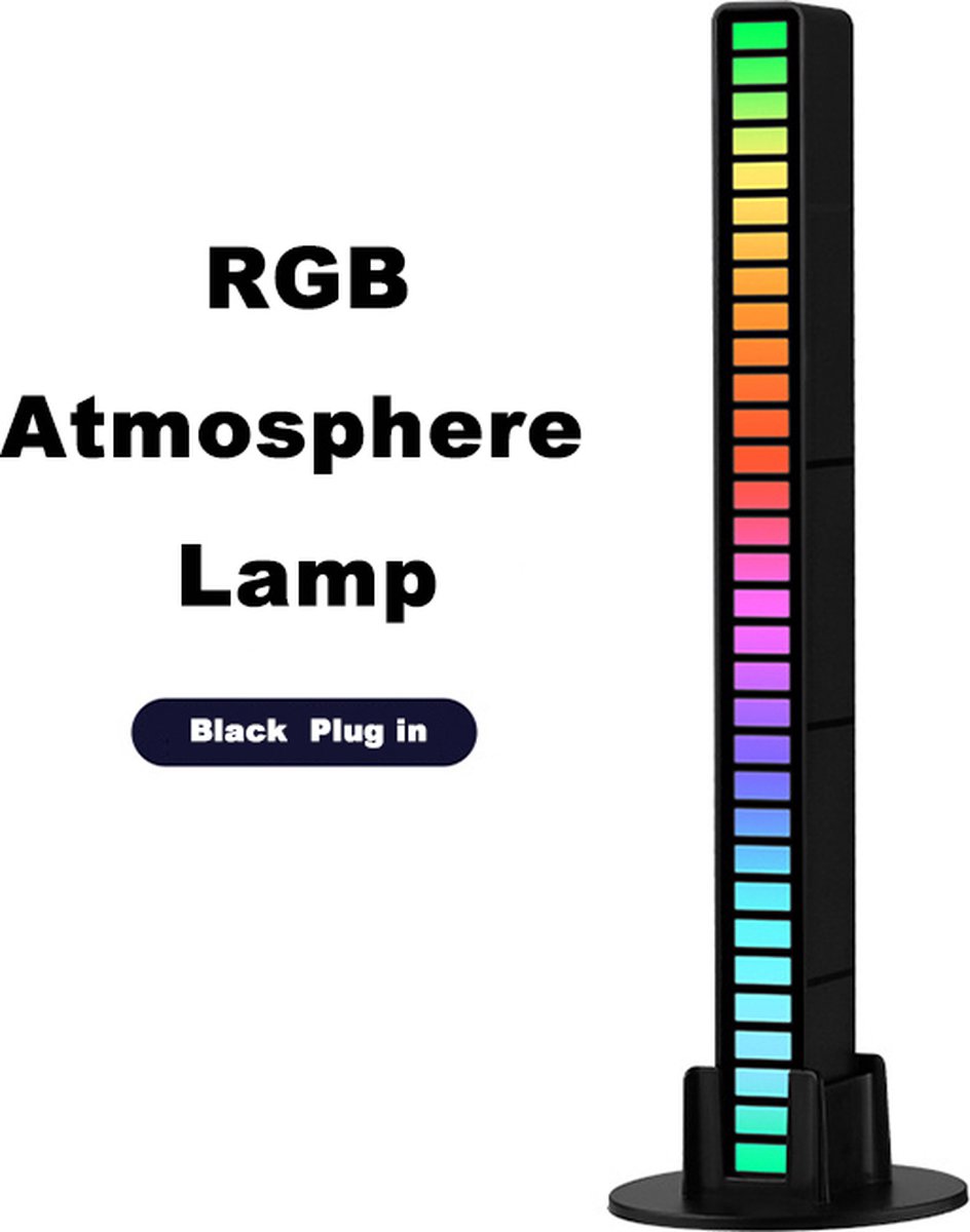 Somstyle RGB LED Draadloze Atmosfeer Lamp Muziek - Geschikt voor Woonkamer, Auto etc. - Oplaadbaar