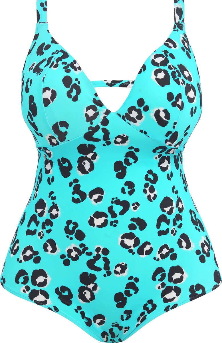 Elomi Kotiya non wired Dames Badpak Blauw