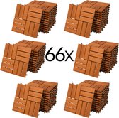 Vidaxl Terrastegels 30 X 30 Cm Acacia Set Van 30