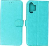 Hoesje Geschikt voor Samsung Galaxy A13 4G - Book Case Telefoonhoesje - Kaarthouder Portemonnee Hoesje - Wallet Cases - Groen