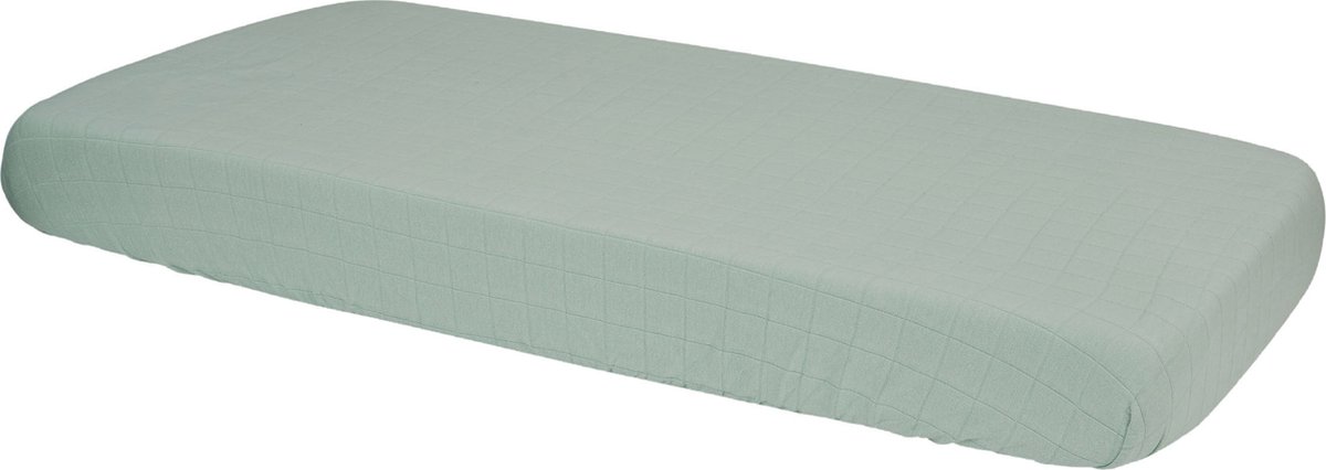 Lodger Hoeslaken Baby Ledikant 60x120 of 70x140 - Slumber Tribe - 100% Katoen - Oeko-Tex - Luchtig - Hydrofiel - Groen Lodger Hoeslaken Baby Ledikant 60x120 of 70x140 - Slumber Tribe - 100% Katoen - Oeko-Tex - Luchtig - Hydrofiel - Groen