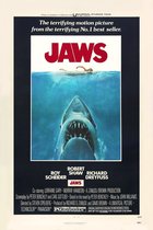 Affiche - Jaws, affiche originale numérisée, 1975, emballée dans un tube en carton solide