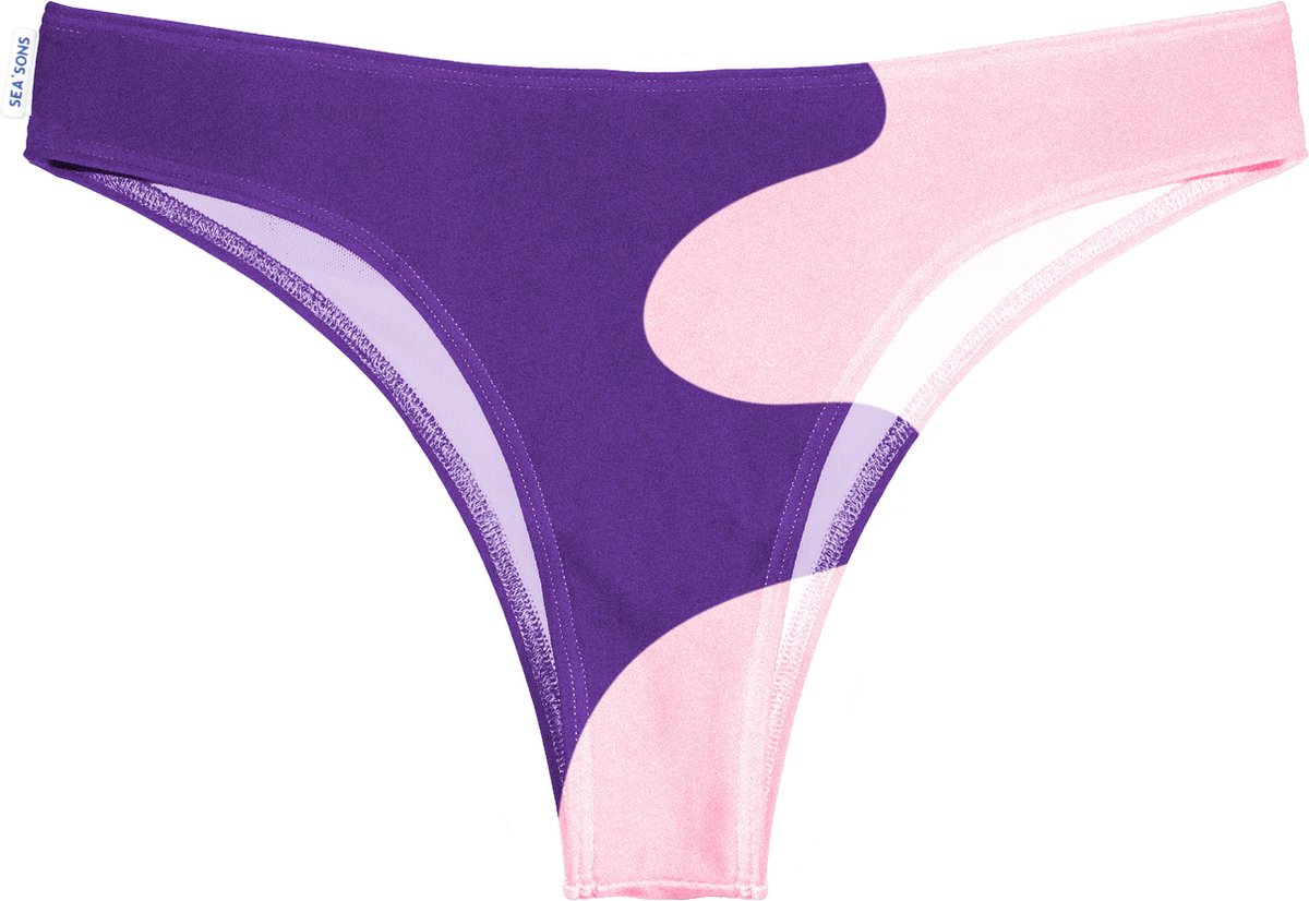 Sea'sons Bikini Broekje Dames - Kleurveranderend - Paars