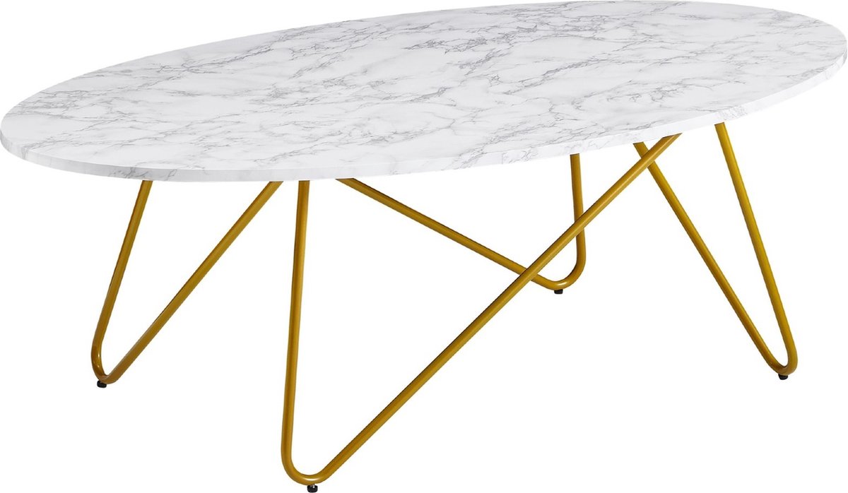 Sky Style Eden Ovale Salontafel Wit