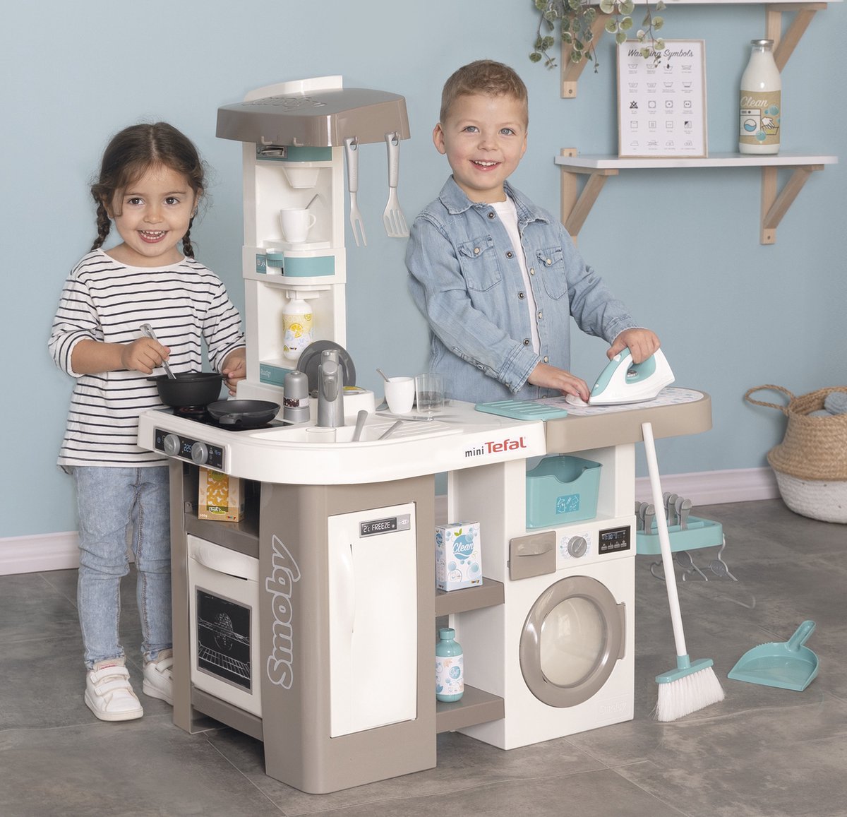 Smoby Tefal 2-in-1 Clean Keuken - speelkeuken — afbeelding 11