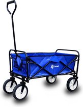 Bol.com Rijoka Opvouwbare bolderkar mét harde bodem | Blauw aanbieding
