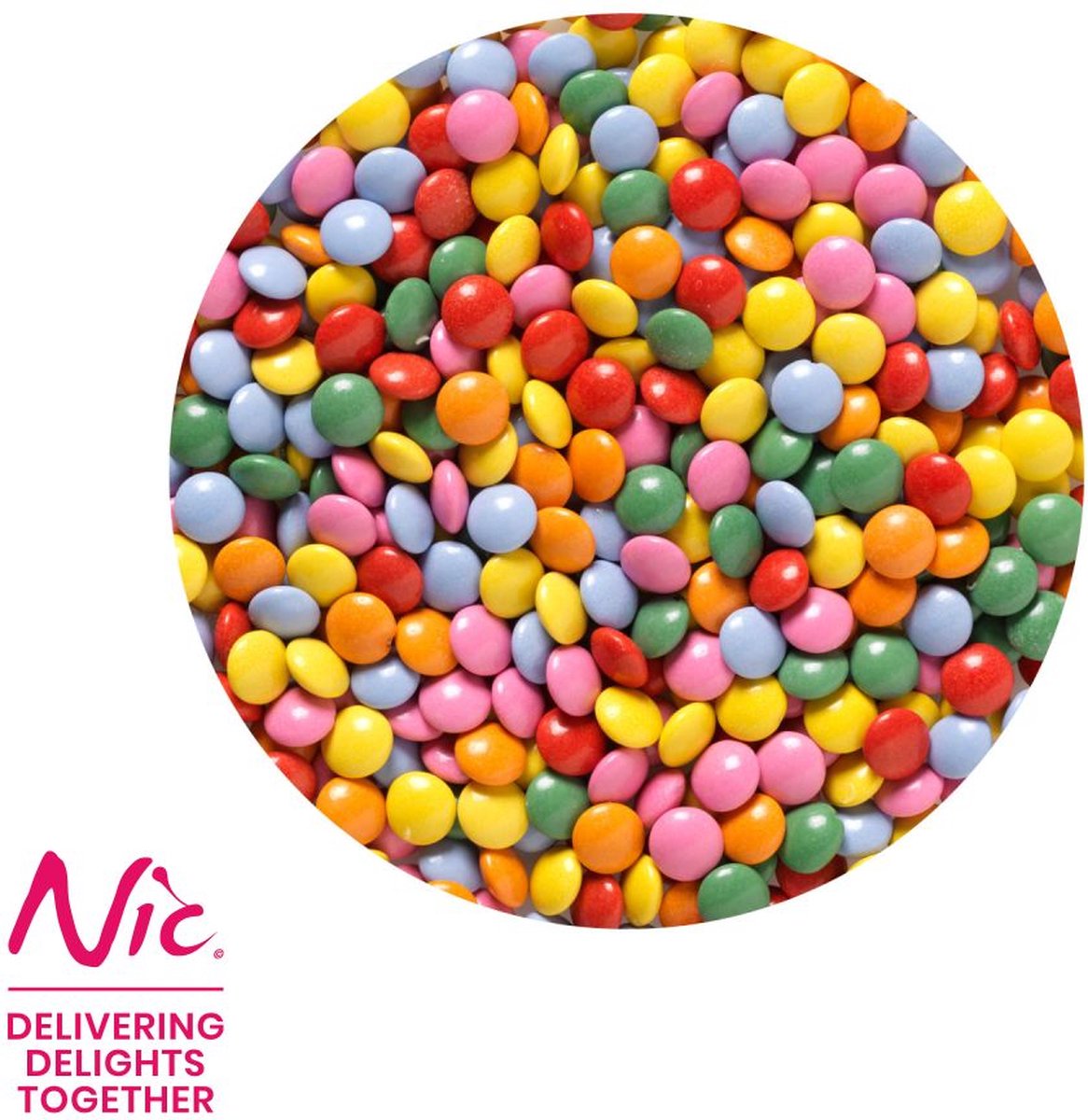 Nic Frusco Ijsdip - mini's smarties - 1.4kg