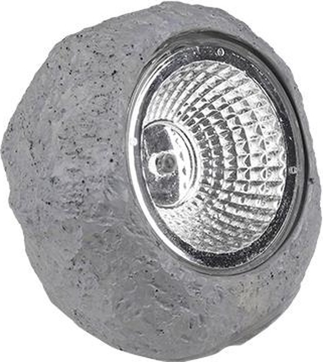 Solar tuin decoratielamp - 9cm - Koud wit - Schemersensor