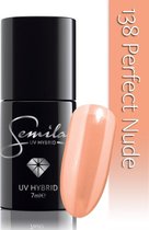 138 UV Hybrid Semilac Perfect Nude 7 ml.