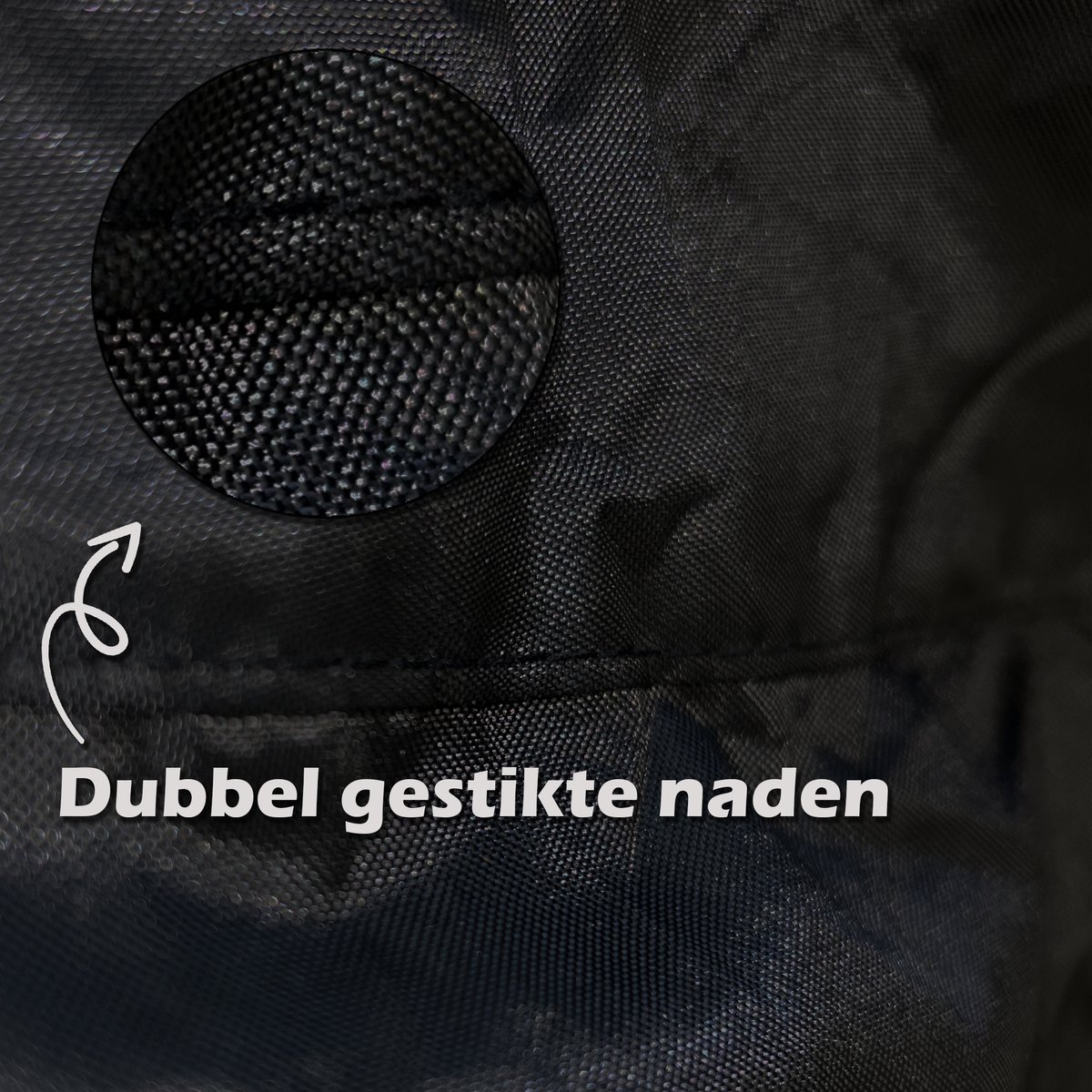 Cargo Bakfietshoes - Voor 2-wielers met Regentent Huif - Waterdicht - Zwart