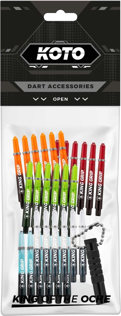 KOTO - Dart Shafts Collectie Short - 30 Shafts & Shaft verwijderaar - Nylon — afbeelding 5