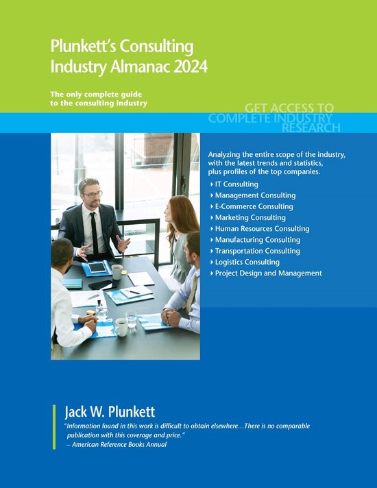 Plunkett's Consulting Industry Almanac 2024 - cover