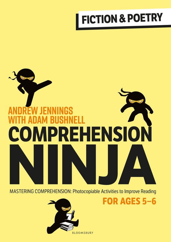 Comprehension Ninja for Ages 5-6: Fiction & Poetry - cover